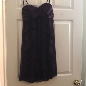 Strapless cocktail dress
